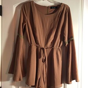 Brown romper